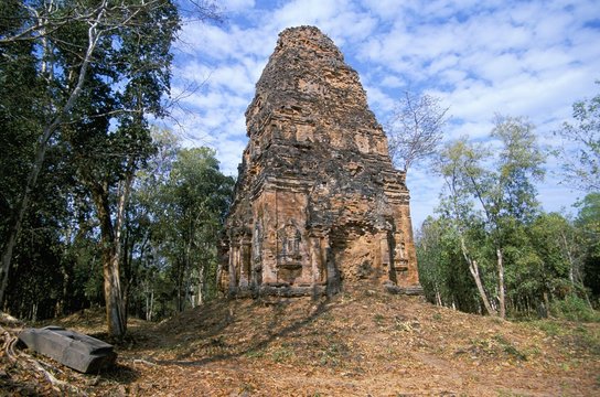 Pre-Ankorian site of Sambor Prei Kuk, Prasat Trapeang Ropaeak complex, Kompong Thom, Cambodia