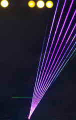 Obraz premium disco color rays