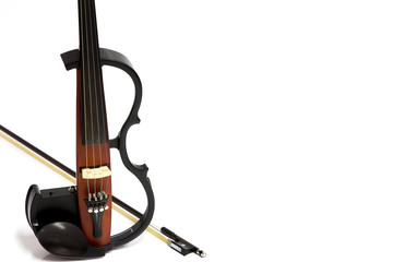 Electric violin isolated