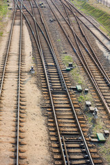 Fototapeta na wymiar Railway tracks