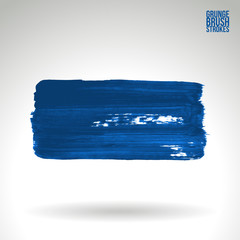 Fototapeta premium Brush stroke and texture. Vector design. Underline and border.