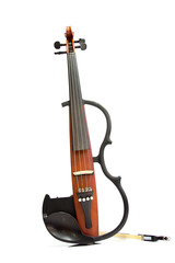 Electric violin isolated