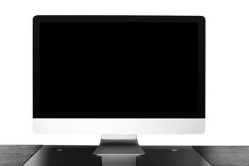 Fototapeta premium computer on a table in an office
