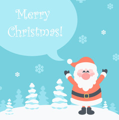 Merry Christmas with Santa.