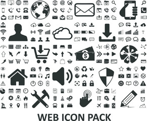 Web icon set