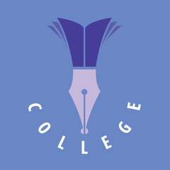 vector logo college