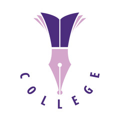 vector logo college