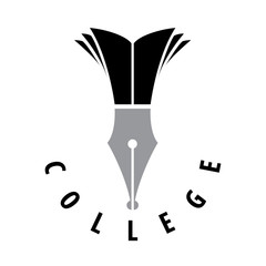 vector logo college