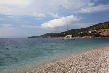 Alonissos Agios Dimitrios beach,Greece
