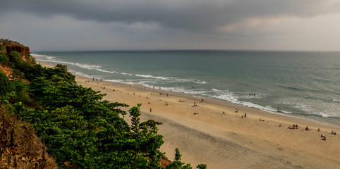 Varkala beach, Kerala, India