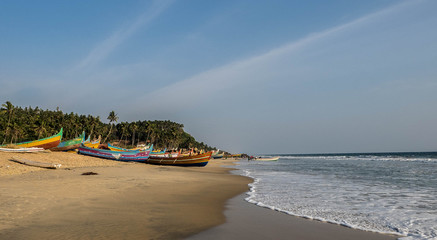 Fototapeta na wymiar Varkala beach, Kerala, India