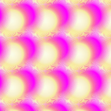 Pink Fluffy Golden Glow Background Seamless