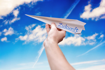 In die Zukunft blicken