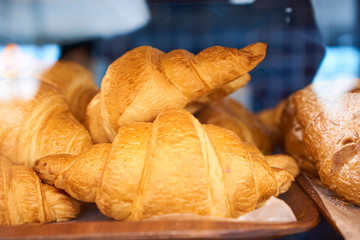 Bread on the shelves.
