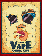 Vape Colored Poster