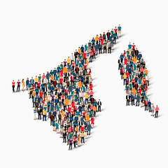 people map country Brunei vector