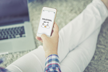 HEALTHCARE DISEASE CHOLESTEROL CONCEPT