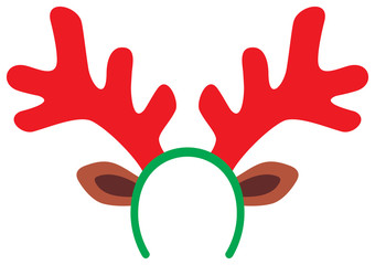 funny christmas reindeer horns