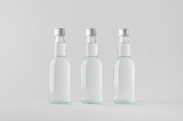 Miniature Spirits/Liquour Bottle Mock-Up - Three Bottles
