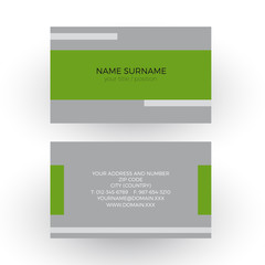 Fototapeta premium Vector green minimal geometric background with tape. Professiona