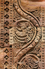 Calligraphy and intricate design in Qutub Minar complex 