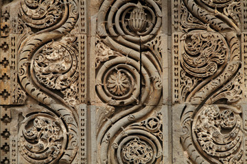 Intricate design in Qutub Minar complex 