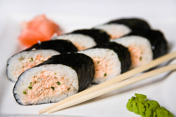 Japanese nori rolls