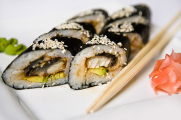 Japanese nori rolls
