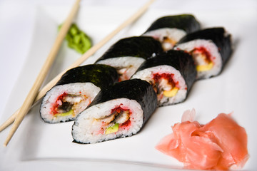 Japanese nori rolls