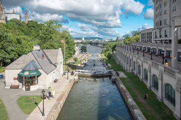 Fototapeta na wymiar Rideau Canal in Ottawa