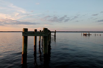 Fototapeta premium Sunset Bay St Louis