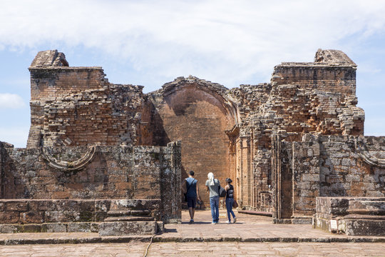 La Santisima Trinidad de Parana, one of the best preserved Jesuit Missions, Paraguay