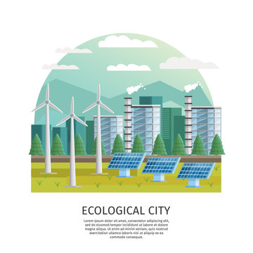 Smart City Ecology Concept