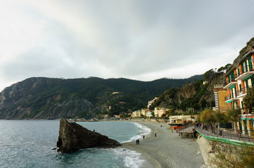 The coastline in late autumn, Monterosso