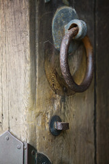 Japan Nara Todai-ji Temple Door knobs of shrine close-up