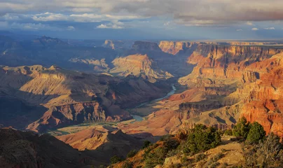 Fantastische Aussicht auf den Grand Canyon vom South Rim, Arizona, United Sta