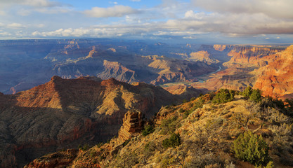 Great view of Grand Canyon from South Rim, Arizona, United State