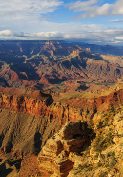 Incredible view of Grand Canyon from South Rim, Arizona, United