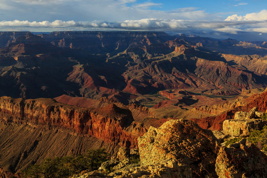 Astonishing view of Grand Canyon from South Rim, Arizona, United