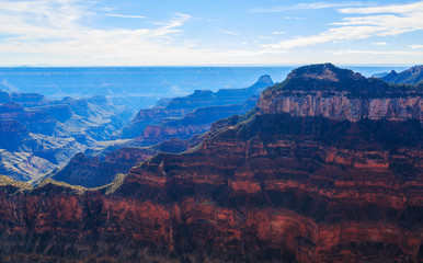 Beautiful view from North Rim of the Grand Canyon, Arizona, Unit
