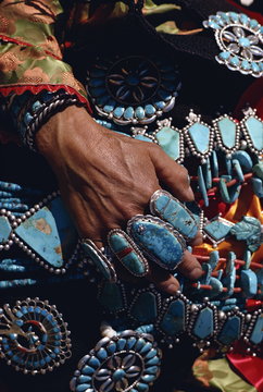 Zuni Indian jewellery, New Mexico