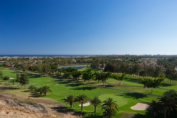Fototapeta na wymiar Golf course, Gran Canaria