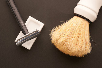 shaving tools on a table