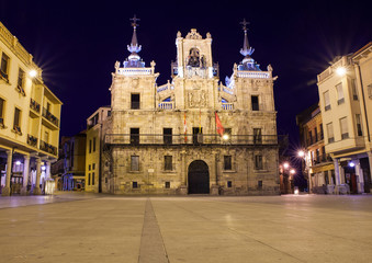 Fototapeta premium View of the Town hall of Astorga