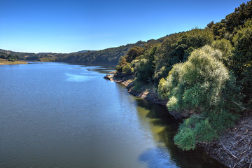 Fototapeta na wymiar Minho River in Portomarin