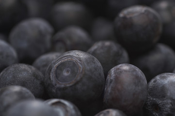 Full frame image of fresh blueberries