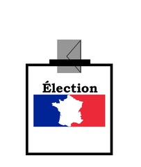 Urne de vote en France