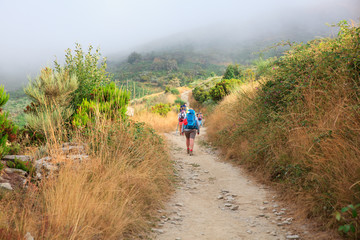 Pilgrimn along the way of St. James