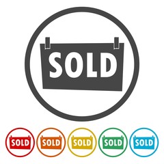 Sold Sign - illustration