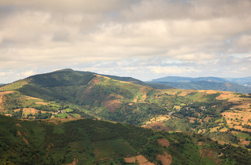 Fototapeta na wymiar View of Galicia landscape